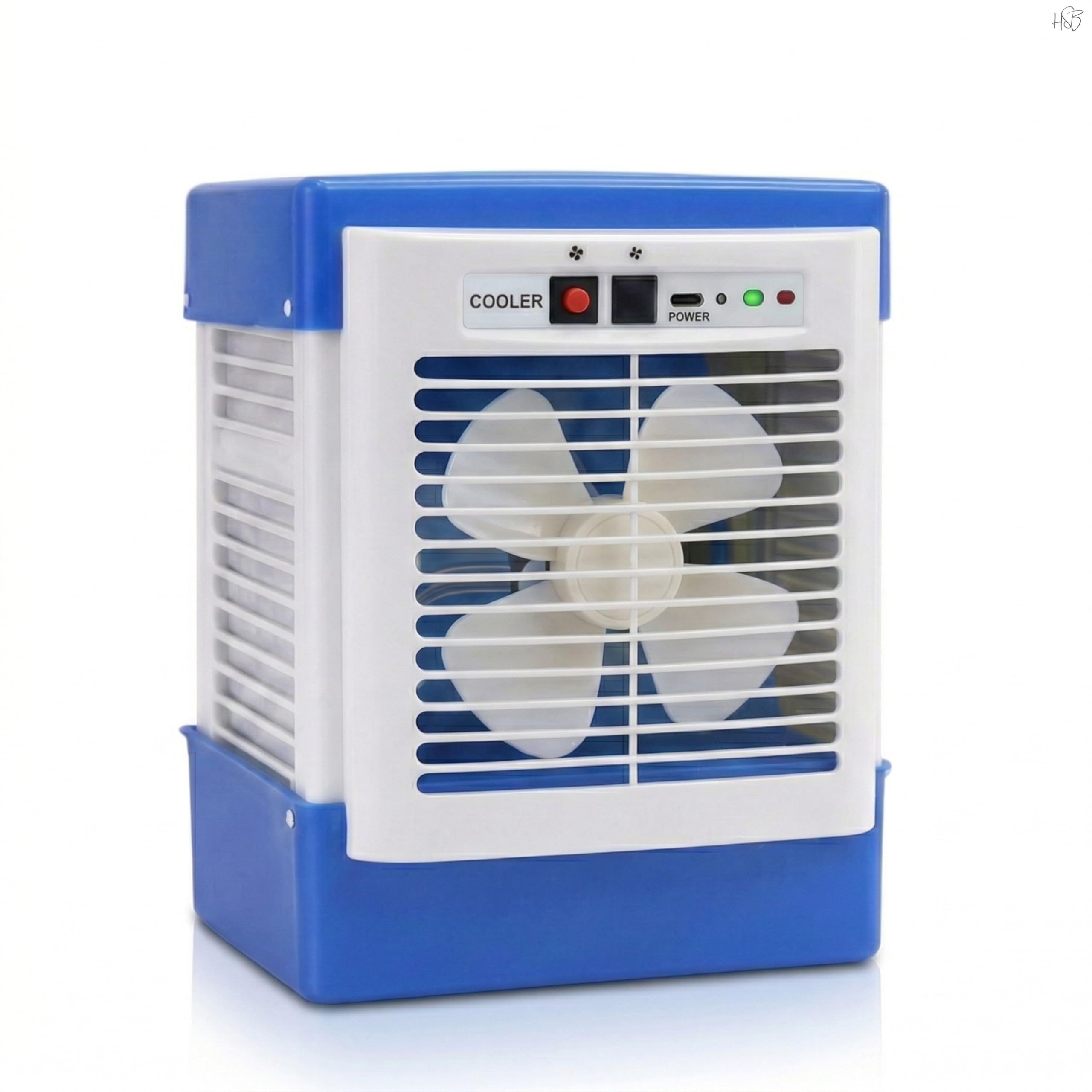 Techking 15 YEARS WARRANTY Personal Mini Air Cooler Rechargeable USB Fan with Dual Speed Control, Portable Cooling Device for Home, Office Desk, Bedroom, Travel & Outdoor Cooling-image-5
