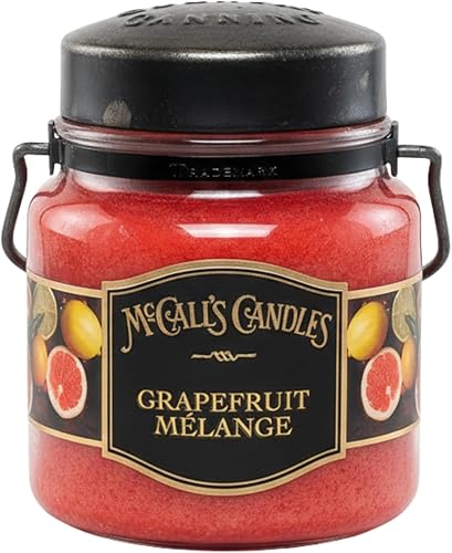 McCall’s Candles | Grapefruit Mélange | 16 oz Two-Wick Scented Candle | USA-Pour