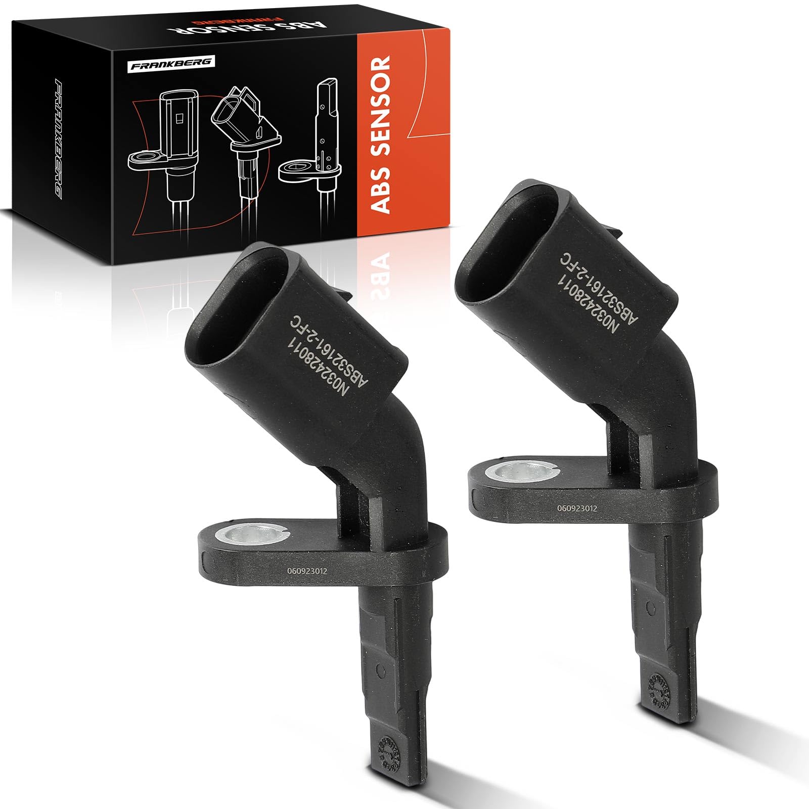 Frankberg 2x Sensori Velocità Ruota Sensore ABS Compatibile con P.a.n.a.m.e.r.a 970 Replace# 97060640701