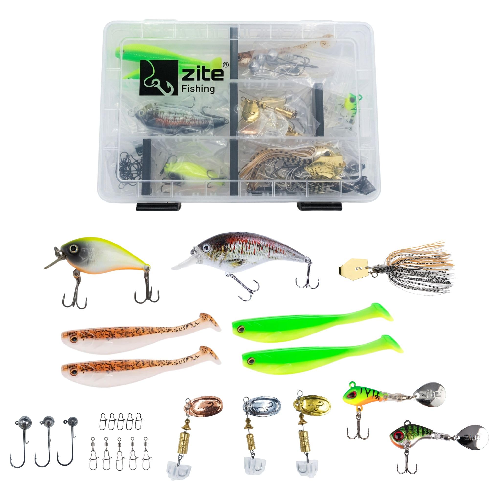 Zite Fishing Zielfischbox | Ködersets mit Zubehör in Sortierbox