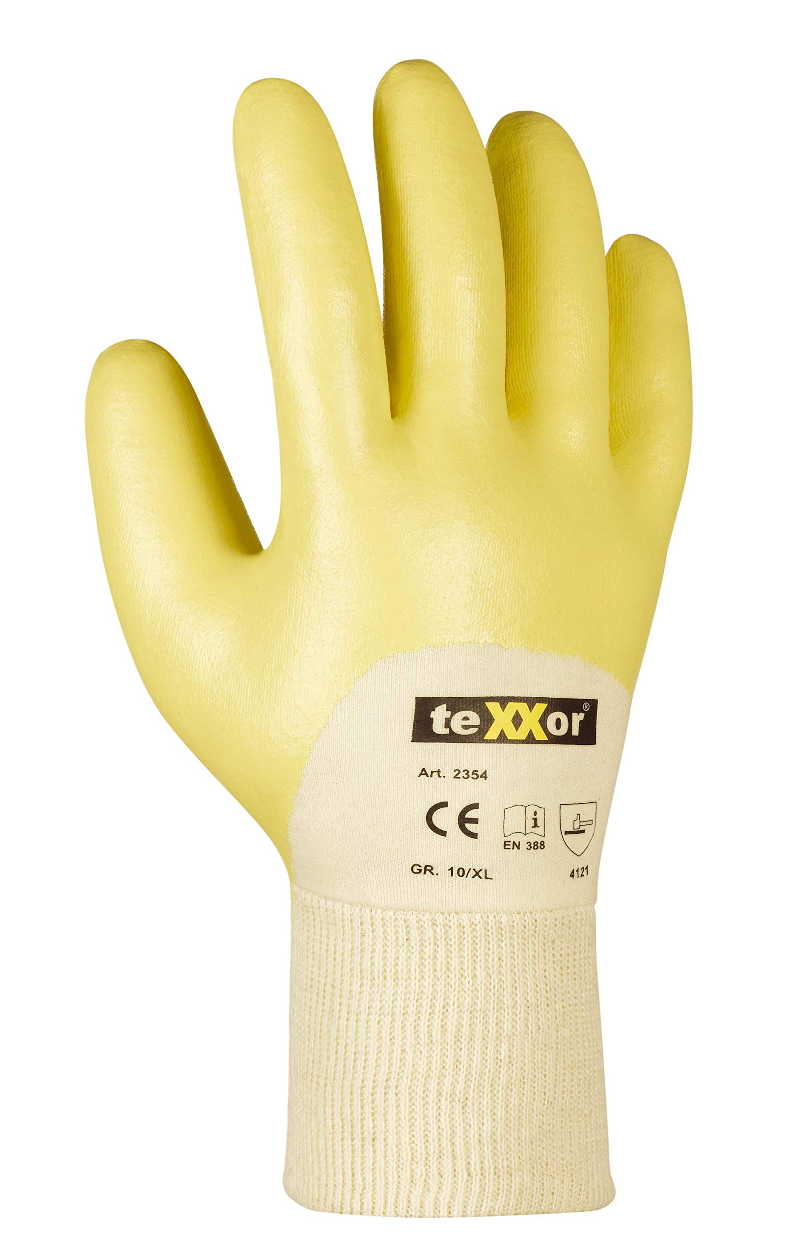 teXXor® Nitril-Handschuhe 2309, Strickbund