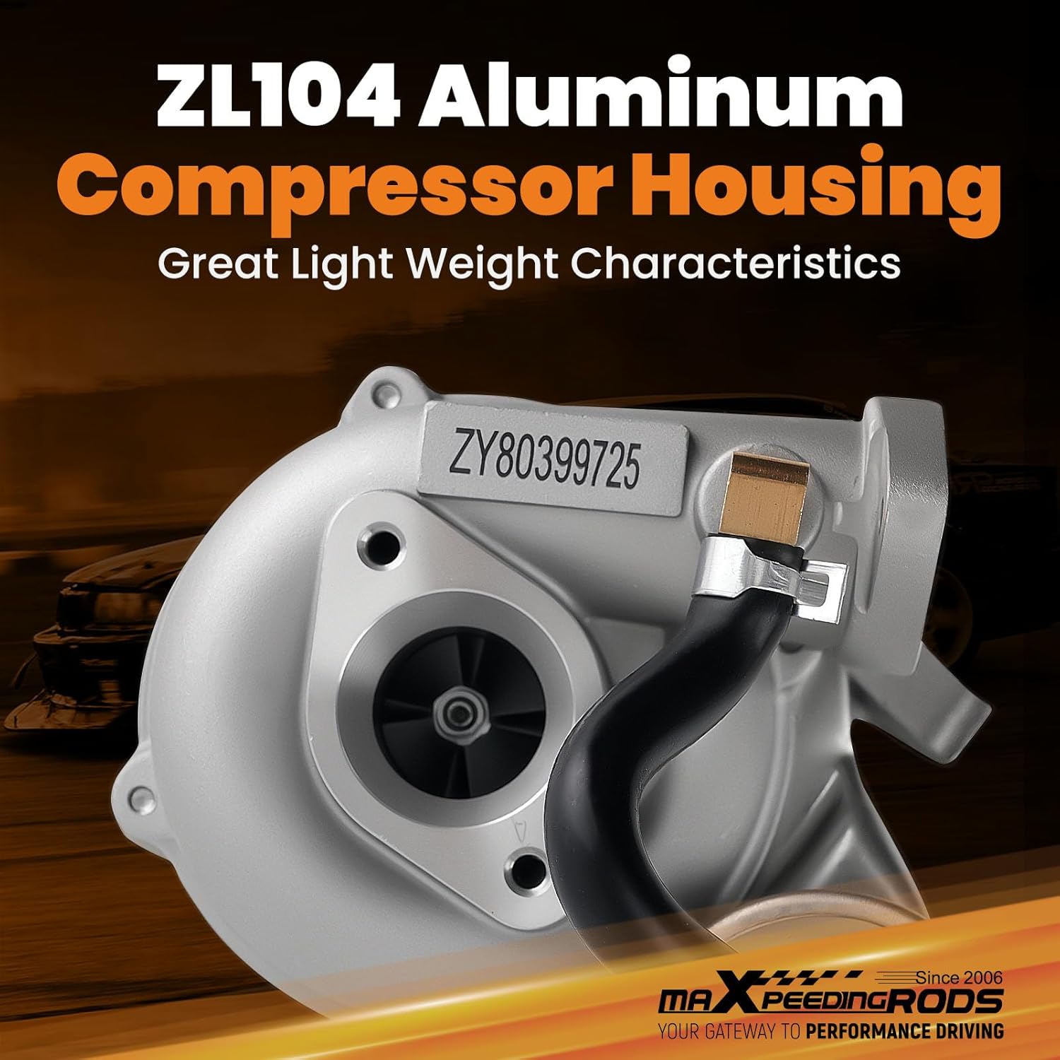 maXpeedingrods VZ21 RHB31 Turbo Turbocharger for Small Engine Snowmobiles Quads Rhino Motorcycle ATV, for Suzuki Alto with YA1 F6AT 21R707-0011-G1, 13900-62D51, Basic VL Series