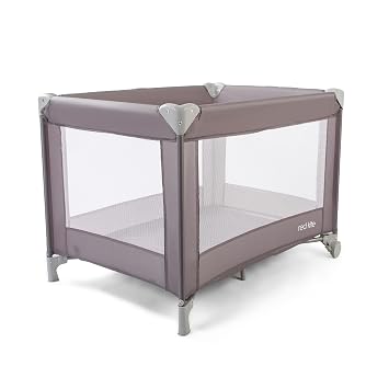 Red Kite Sleeptight Travel Cot (Grey)