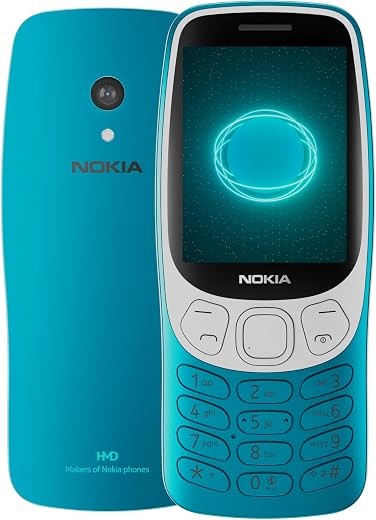 Nokia 3210 4G | All-New Classic Keypad Phone with Dual SIM, YouTube, Scan & Pay UPI, Rear Camera, Wireless FM Radio, MP3 P...