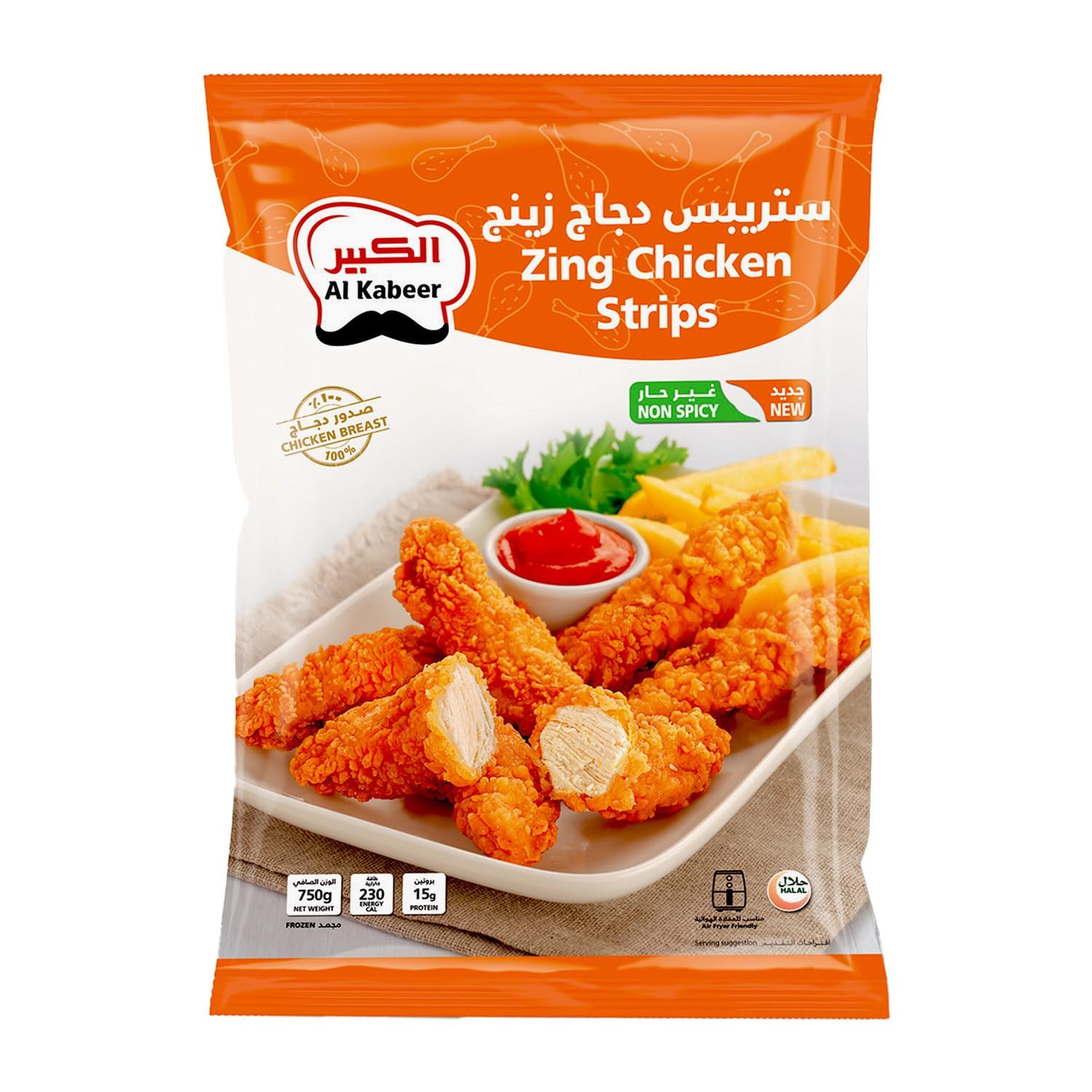 Zing Chicken Strips Non Spicy, 750 g