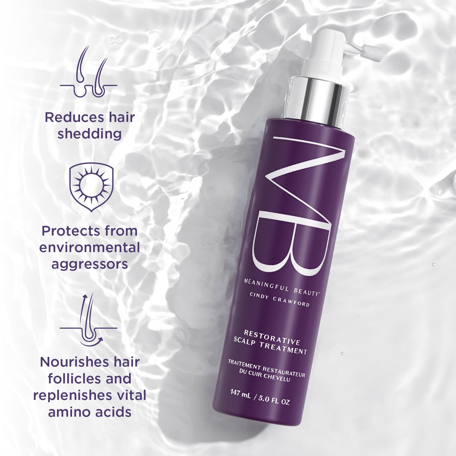 Meaningful Beauty Deluxe Age-Proof Haircare System Full Size- Nourishes Scalp, Thickens & Strengthens Hair