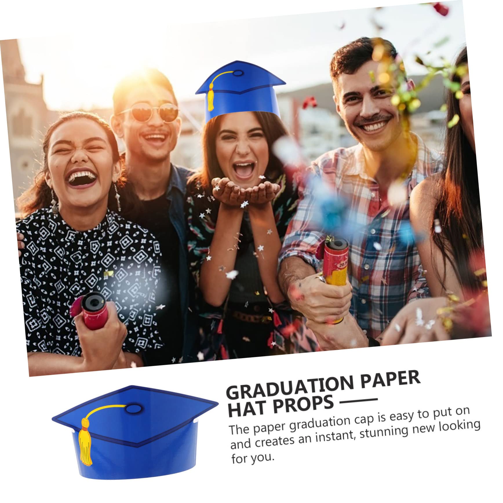 36pezzi Per Decorazioni Te Per Cerimonie e Accessori Creativi Per Festeggiare Diploma e