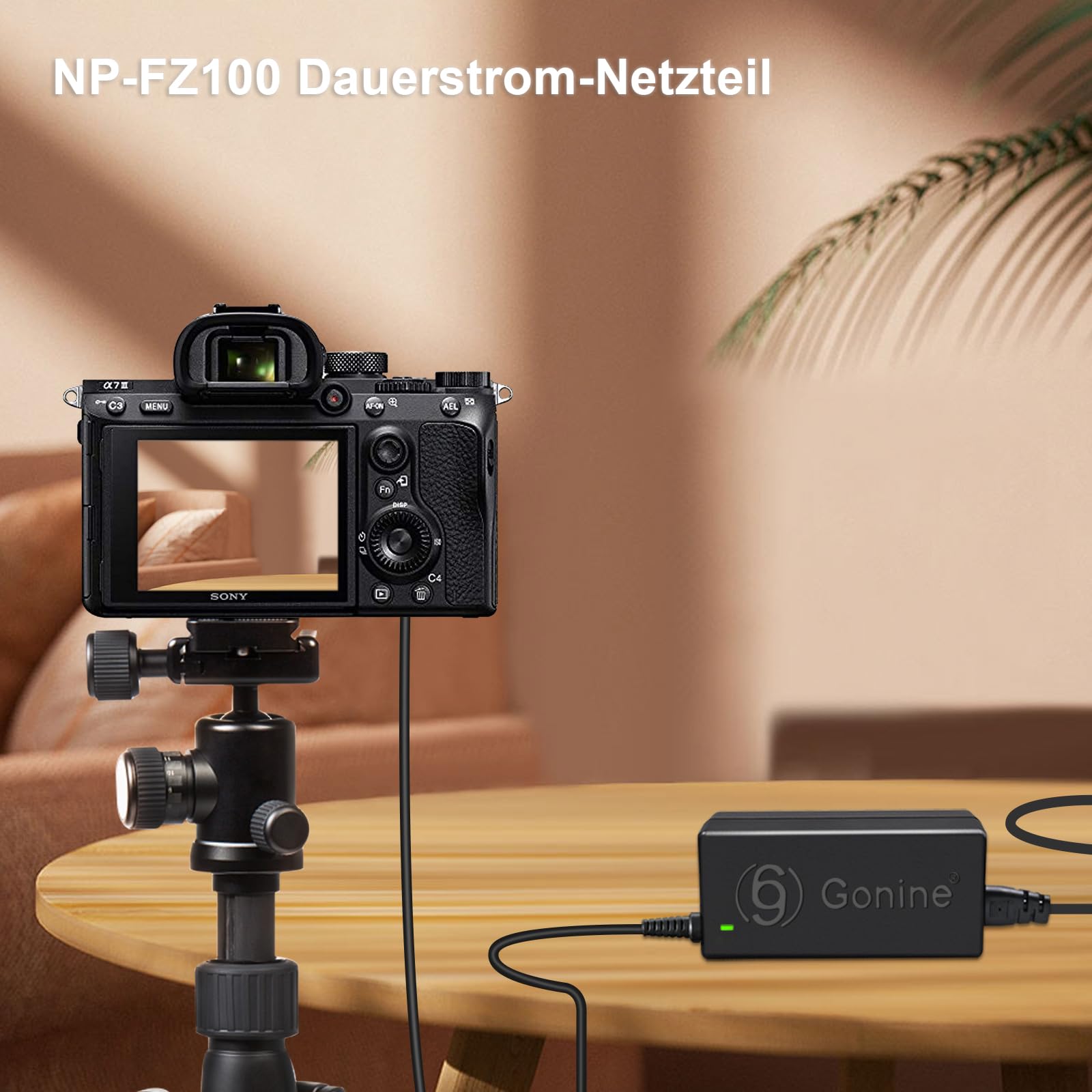 Gonine NP-FZ100 A7III A7IV Dummy Battery Adapter Kit for Sony A7 III, A7 IV, A7S III, A7R III, A7R IV, A7R V, A7C, A1, A9, A9 II, A6600, A6700, FX3, FX30, ZV-E10 Gonine NP-FZ100 A7III A7IV Dummy Battery Adapter Kit for Sony A7 III, A7 IV, A7S III, A7R III, A7R IV, A7R V, A7C, A1, A9, A9 II, A6600, A6700, FX3, FX30, ZV-E10