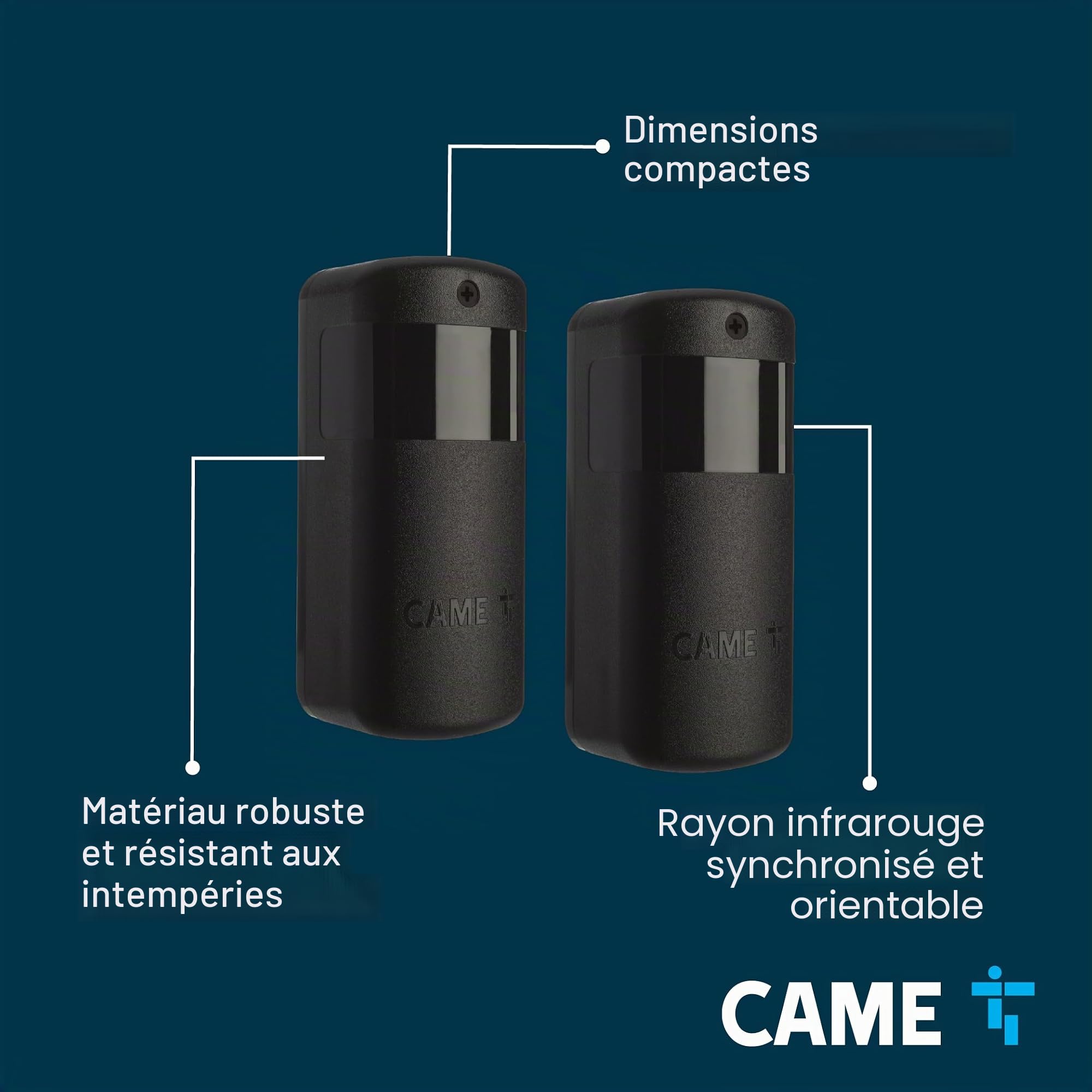 Came DXR Paire de photocellules externes sans Fil de 10mt ex DBC01-806TF-0060