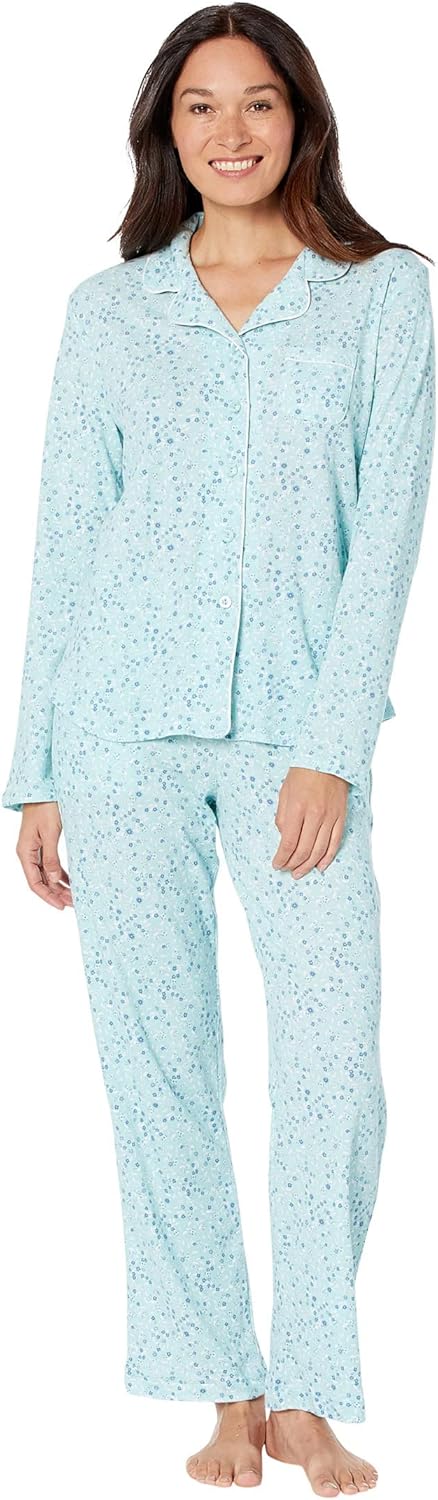 Karen Neuburger womens Long-sleeve Floral Girlfriend Pajama Set Pj