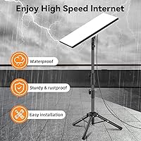 Vista 8 de Starlink Mount Gen 3, soporte de trípode Starlink con adaptador de montaje, altura ajustable, montaje de trípode Starlink Gen 3, ajuste de ángulo