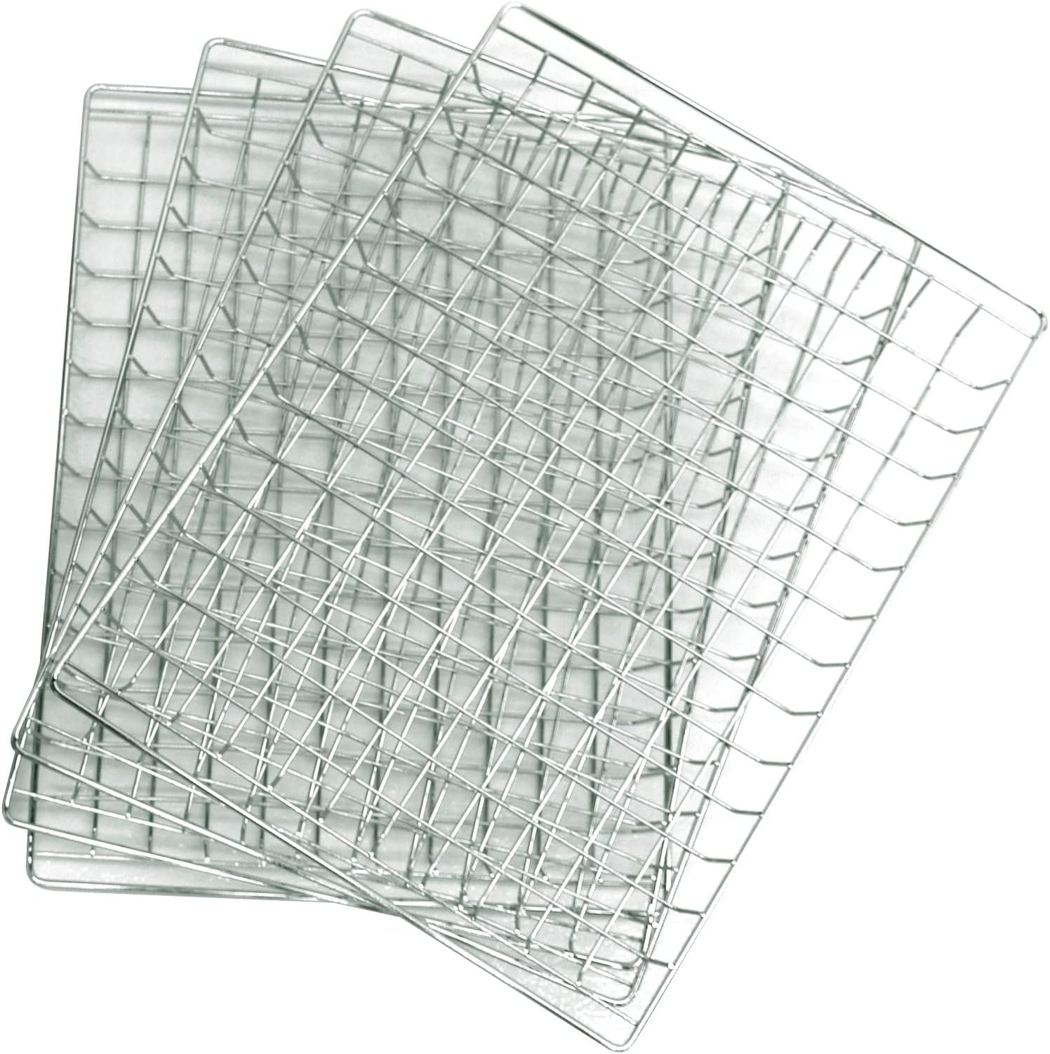 Stainless Steel Wire 4 Grill Racks, Roasting & Cooling Rack Set