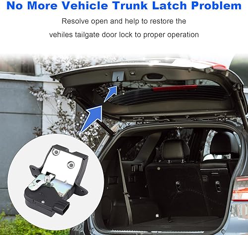 Miniatura 4 de Reemplazo del actuador de bloqueo del pestillo del maletero del portón trasero para 81230-2V000 compatible con Hyundai Veloster 1.6L V4 Engine 2012