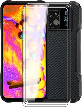 for Doogee V20 5G Screen Protector Tempered Galss, KJYF [3 Pack] High Clear [9H Hardness] [Bubble Free] Screen Tempered Glass Protective Film for Doogee V20 5G 6.43 Inch.