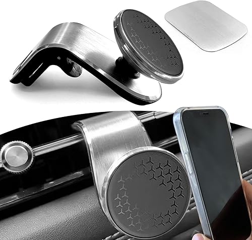 QUICTO Soporte magnético para teléfono de automóvil, soporte de navegación ajustable en 360, soporte universal para teléfono con salida de aire para