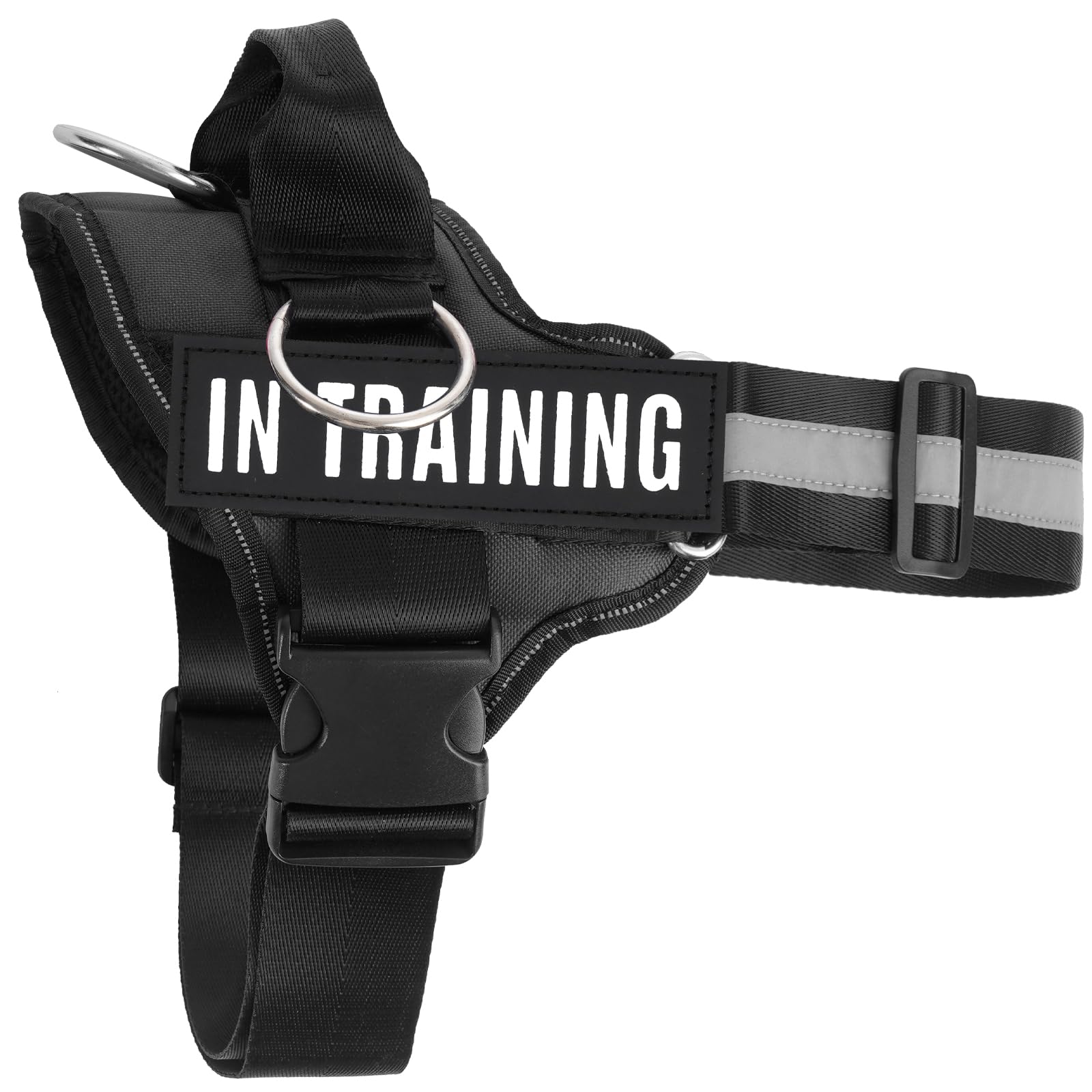 JUSTYEZI Essential Dog Harness with 3 Leash Clips - No-Pull, Adjustable, Comfortable Pet Vest Harness for Small to Large D...