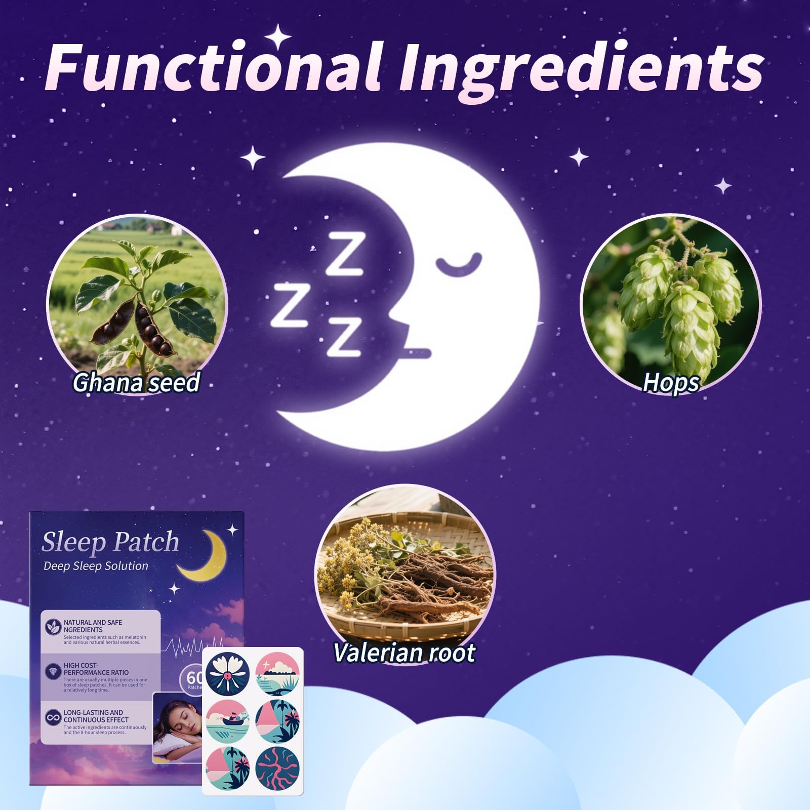 Sleep Patches for Adults, 60 Pack Upgraded Deep Sleep Patches — Amazon image 2