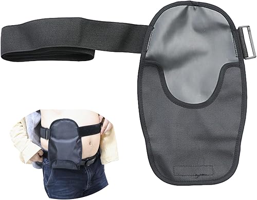 homfanseec Fundas para bolsas de ostomía impermeables con banda de fijación elástica ajustable, funda universal para estoma para ileostomía,
