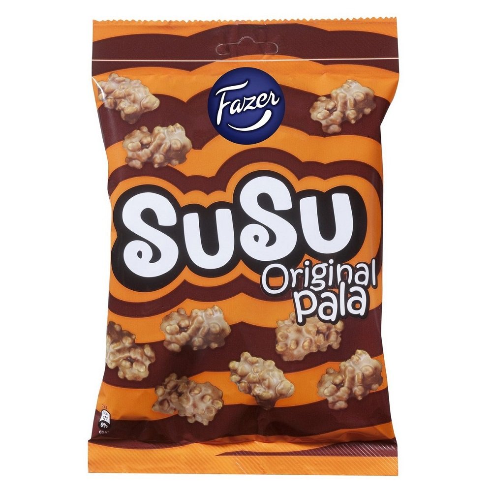 Fazer SuSu Pala - Original - Finnish - Milk Chocolate - Candies - Sweets - Bag 175g