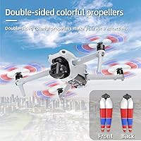 Vista 2 de Air 3 / Air 3s Hélices de bajo ruido para DJI Air 3 Cámara Control remoto Drone RC Accesorios Reemplazo de accesorios de repuesto