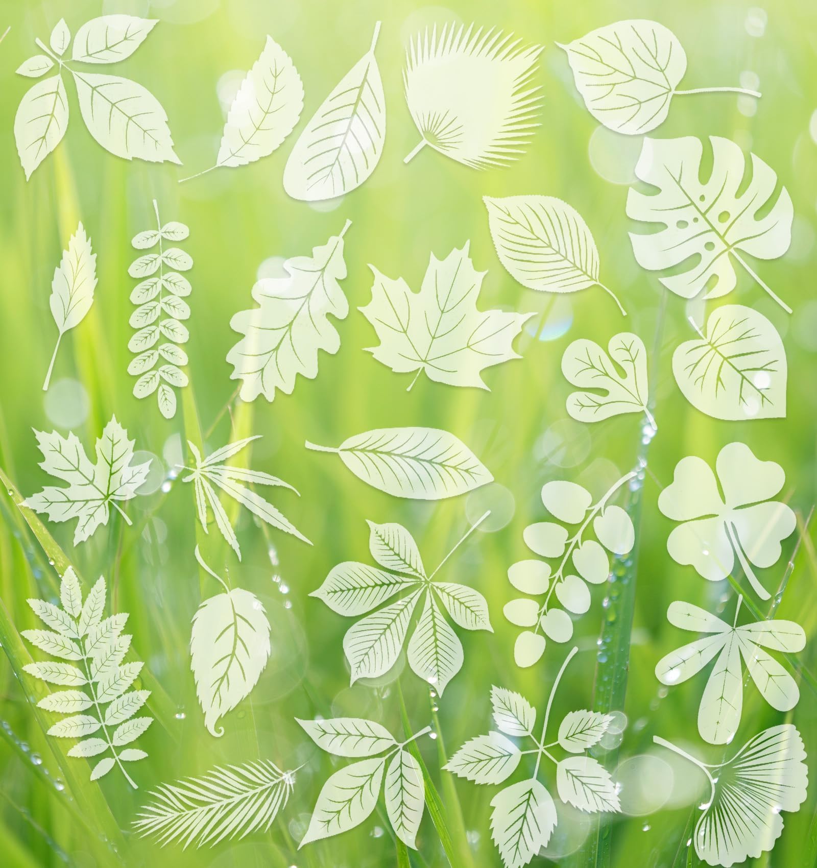 Window Stickers to Deter Birds, 26 Pcs Bird Stickers for Windows, Window Clings Static to Keep Birds from Hitting The Windows, Balconies, or Glass Doors