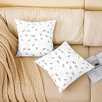 Vista 2 de Fundas de almohada de vuelo de dibujos animados para niños, fundas de almohada de 18 x 18 pulgadas, juego de 2 fundas de almohada suaves