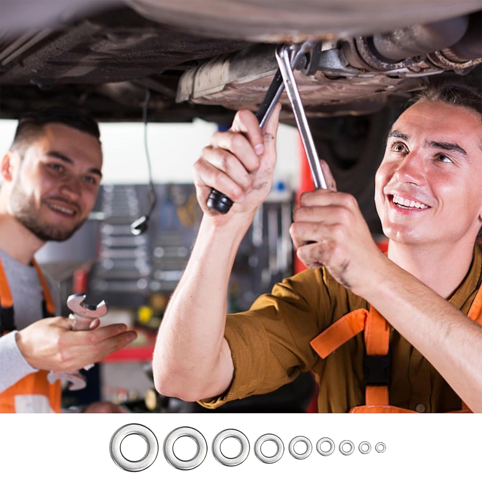 Rondelle M5 In Acciaio Inox A2 - 100 Pezzi, 15 Mm DIN9021 | Per Viti, Dadi, Fai Da Te E Lavori Professionali - Foto 11