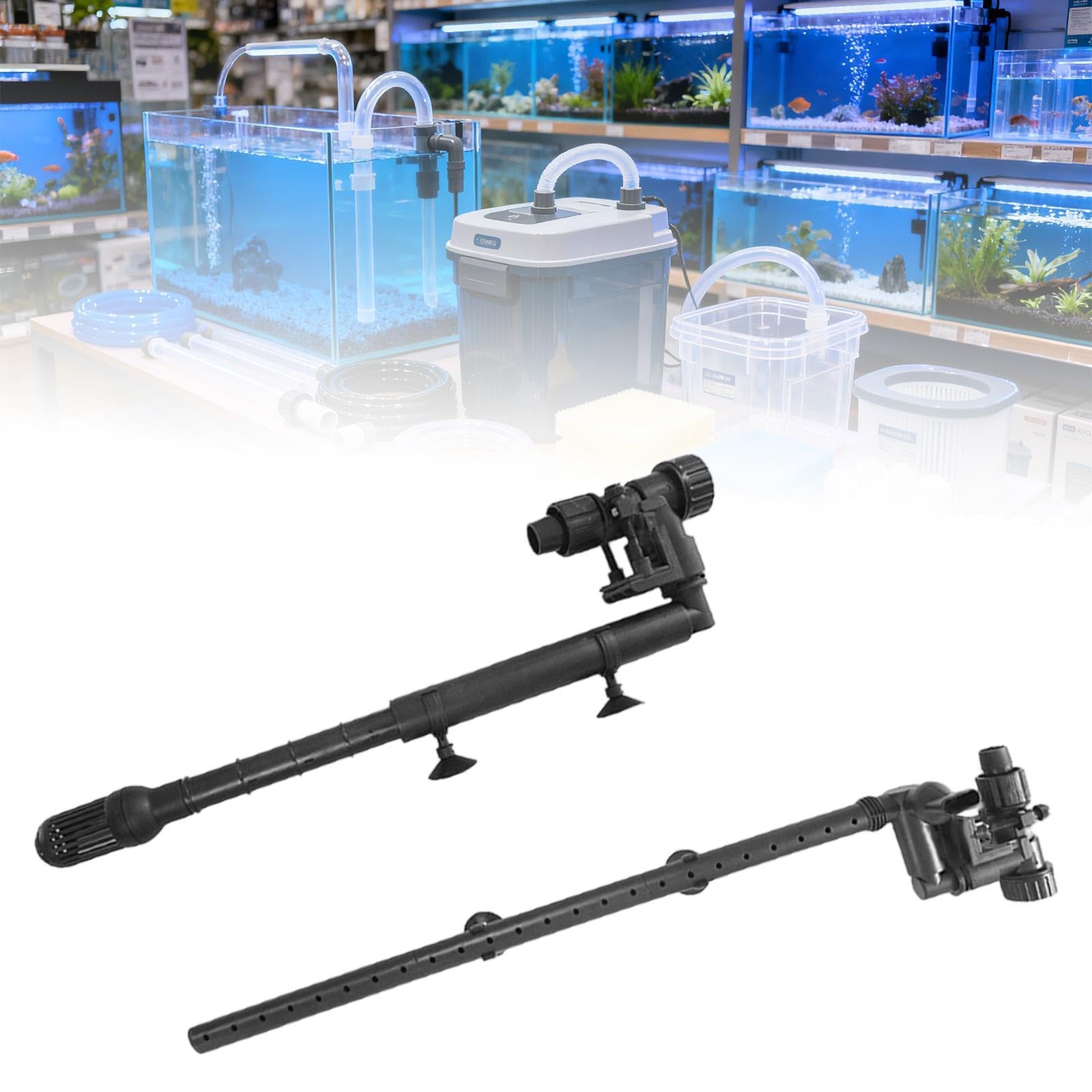 Tube Externe pour Aquarium : Entretien Facile Grâce à Ses Ventouses Puissantes (Compatible)