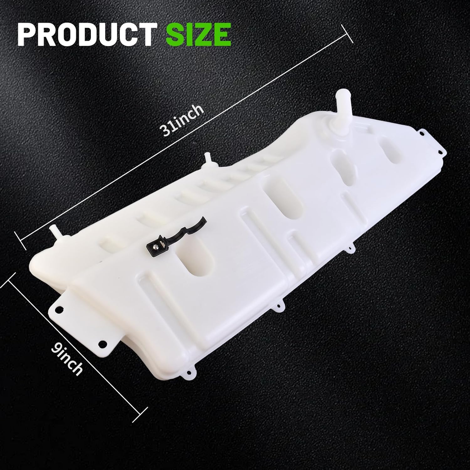 F5HZ8A080AA Radiator Overflow Coolant Reservoir Tank Compatible with 1994-1999 Ford F600 F700 F800 F900 B600 B700 B800 F7000 F8000 F9000