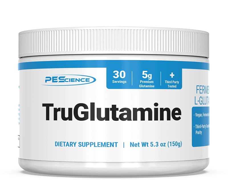 PEScience Suplemento de L-Glutamina em Pó Fermentada, 5 g por porção, 180 g