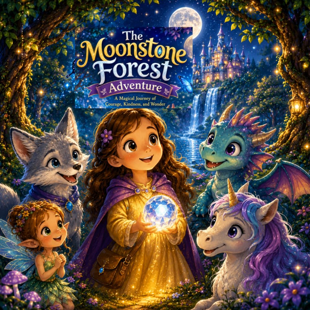 The Moonstone Forest Adventure: A Magical Journey of Courage, Kindness, and Wonder