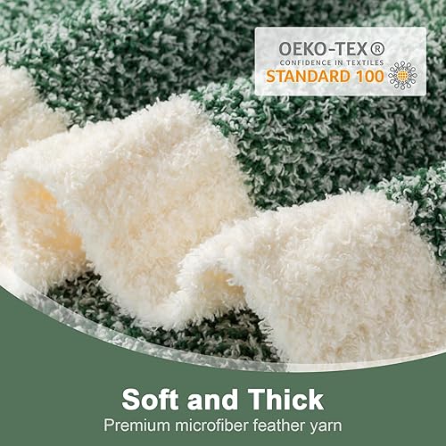 Miniatura 3 de Snuggle Sac - Manta de tamaño individual, supersuave, cálida y acogedora para cama, sofá, sala de estar, verde jaspeado, 60 x 80 pulgadas