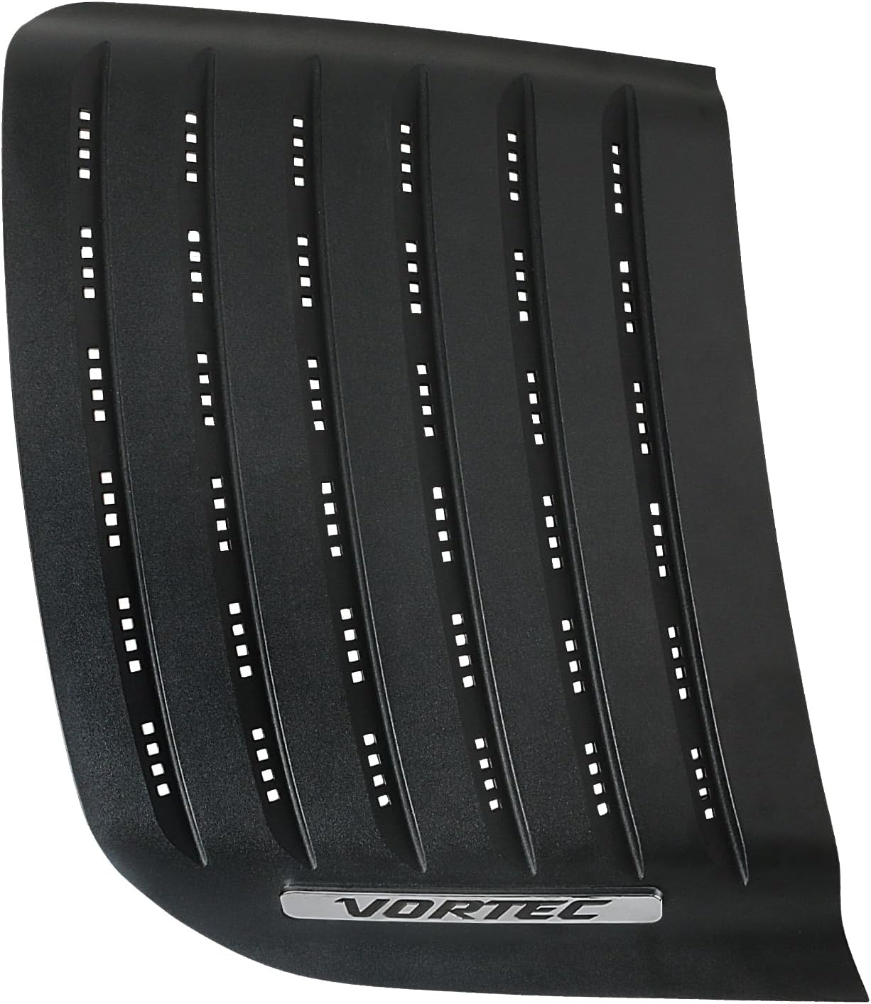 Hood Top Panel Grille Hood Vent Panel Insert with Vortec Emblem Left Driver Side Compatible with 2011-2014 Chevy Silverado 2500 HD 3500 HD Replaces 22753694 GM1239106