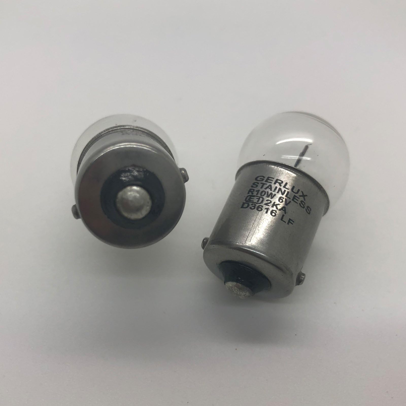 2 x 244 6v 10w BA15S 6 Volt Motorbike Motorcycle Scooter Classic Car Bulbs