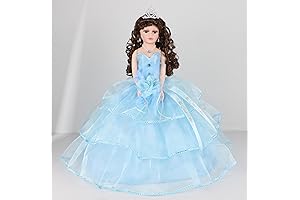 "12" Quinceanera Doll with Umbrella"