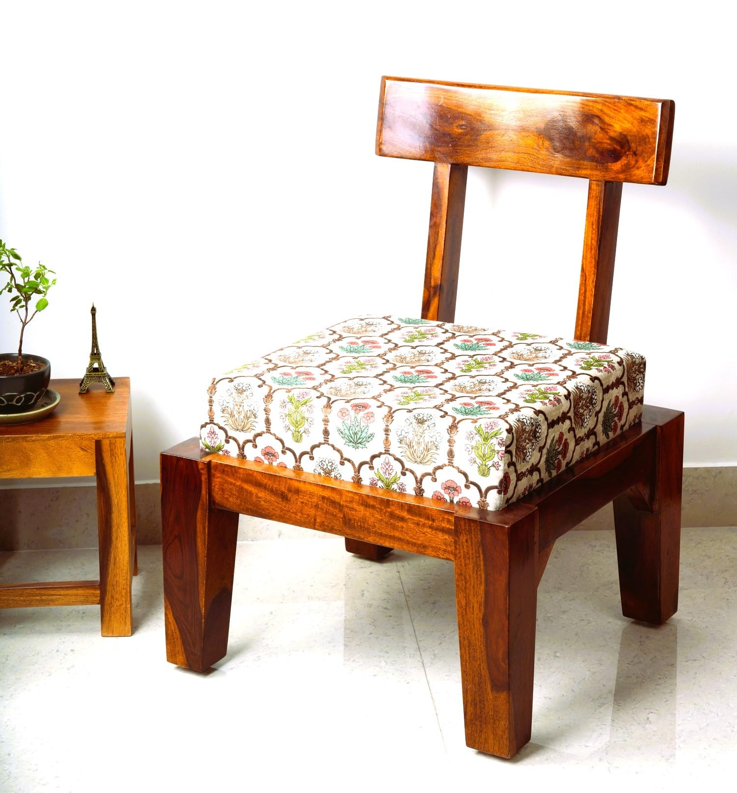 Wood's Creation's Shabby Chic Handmade Wooden Furniture Set - Chair, Sofa, Ottoman, Chaise Lounge, Side Table, Coffee Table, End Table, Bedside Table-picture-17