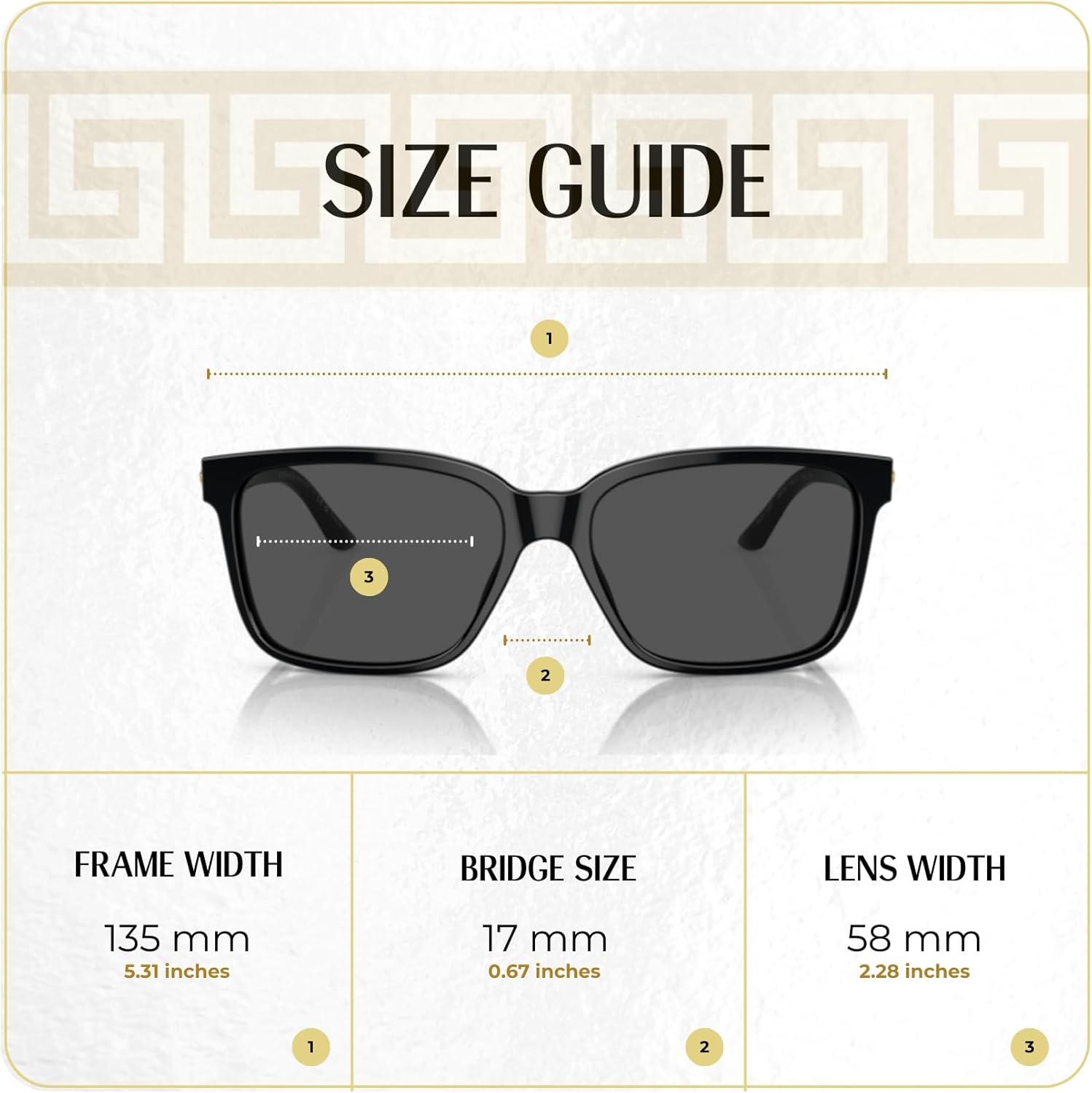 Versace VE4307 Square Sunglasses For Men +BUNDLE with ACCESSORY EYEWEAR KIT - Image 4