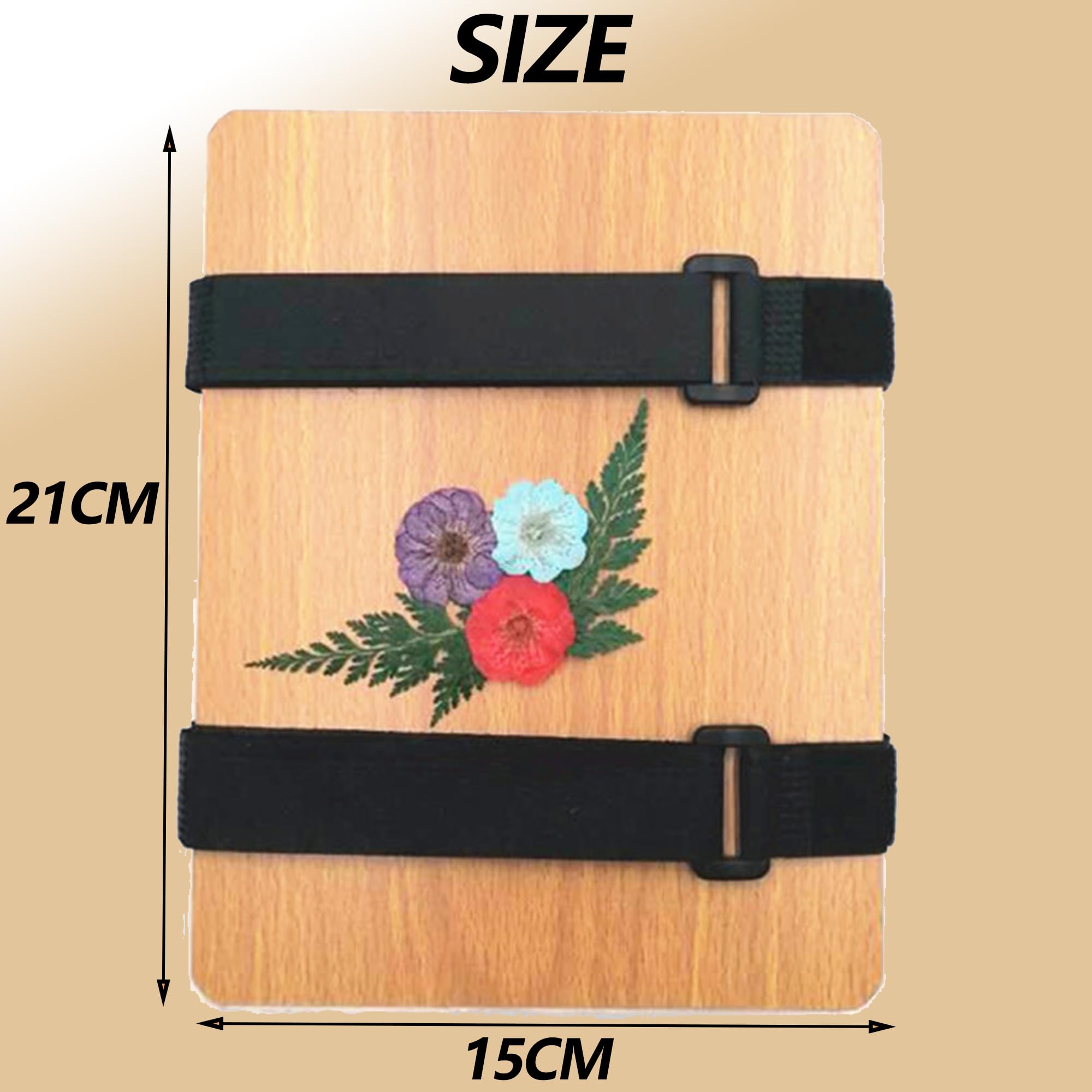 QSLKI Kit in Legno Per Pressatura Fiori, Piante e Foglie - 15x21cm Con 6 Strati Per Adulti e Bambini - Perfetto Per Arti e Mestieri