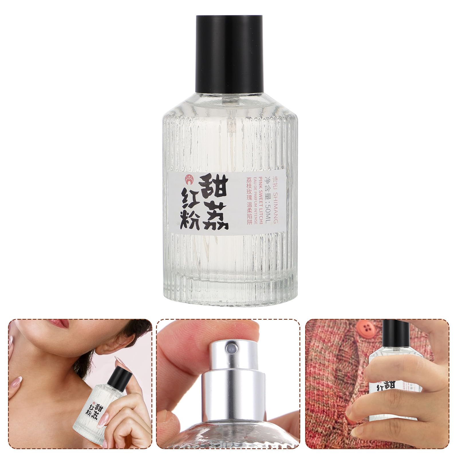 Generisch Parfum Nachgemacht 50ml Tragbares Parfüm aus Glas mit Sprühfunktion für Damen und Herren Frischer Japanischer Stil zum Geburtstag oder Neujahr
