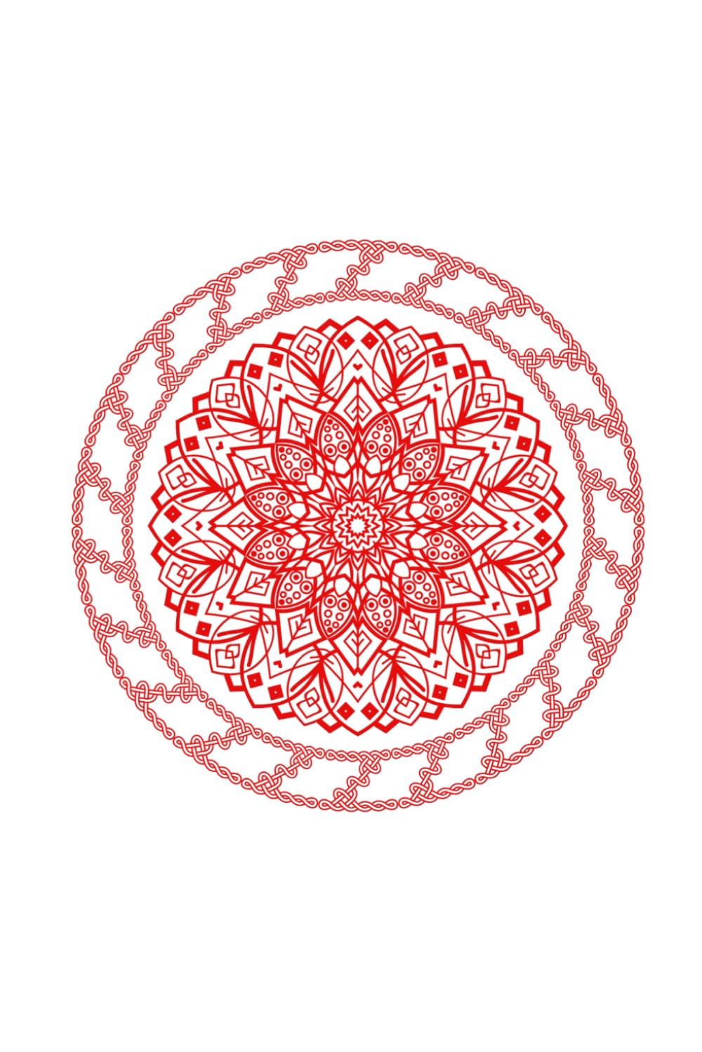 Mandala personnalisé loisir créatif adulte dessin géométrique relaxation