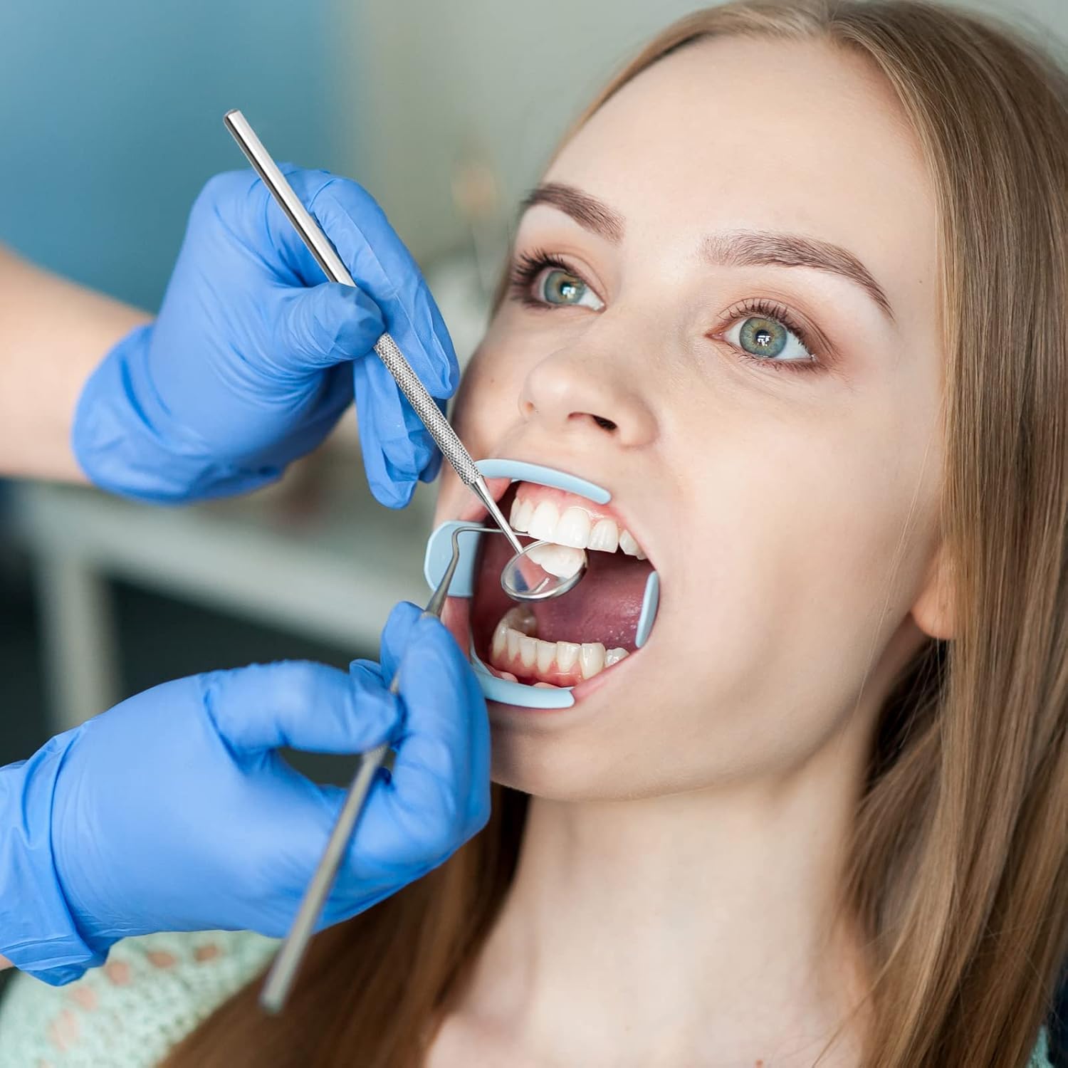 YSCARE Espejo de boca dental para dentista higiene oral herramienta de extensión de boca y pestañas