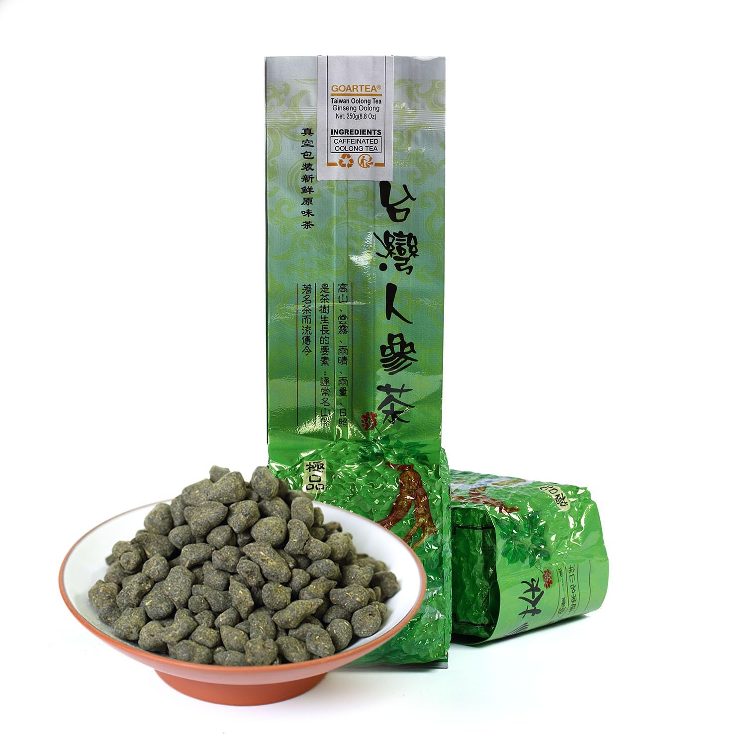 GOARTEA Oolong Tee Taiwan Ginseng Grüner Oolong Tee Lose 250g / 8.8oz Ginseng Oolong Tea Taiwan Tea - Lan Gui Ren Tea Ginseng Tea - High Mountain Ren Shen Oolongtee