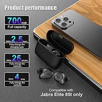 Amazon | 交換用充電ケース Jabra Elite 85tワイヤレス充電器