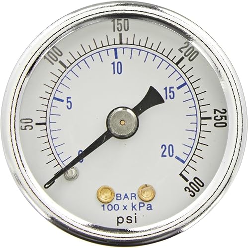 Medidor de compresor 0-300 PSI compatible con Stanley Bostitch Black N Decker AB-9414744