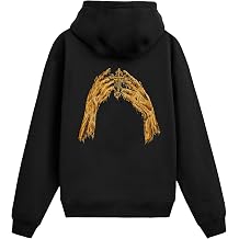 Ha l  Zombi Eller S rt Bask l  Kap onlu Sweatshirt
