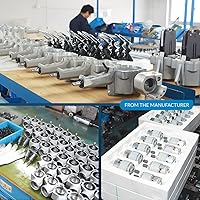 Vista 6 de BAOSHISHAN Máquina de flejado de acero neumática, herramienta de flejado de metal, tensor y cortador sellador, empacadora resistente para flejado