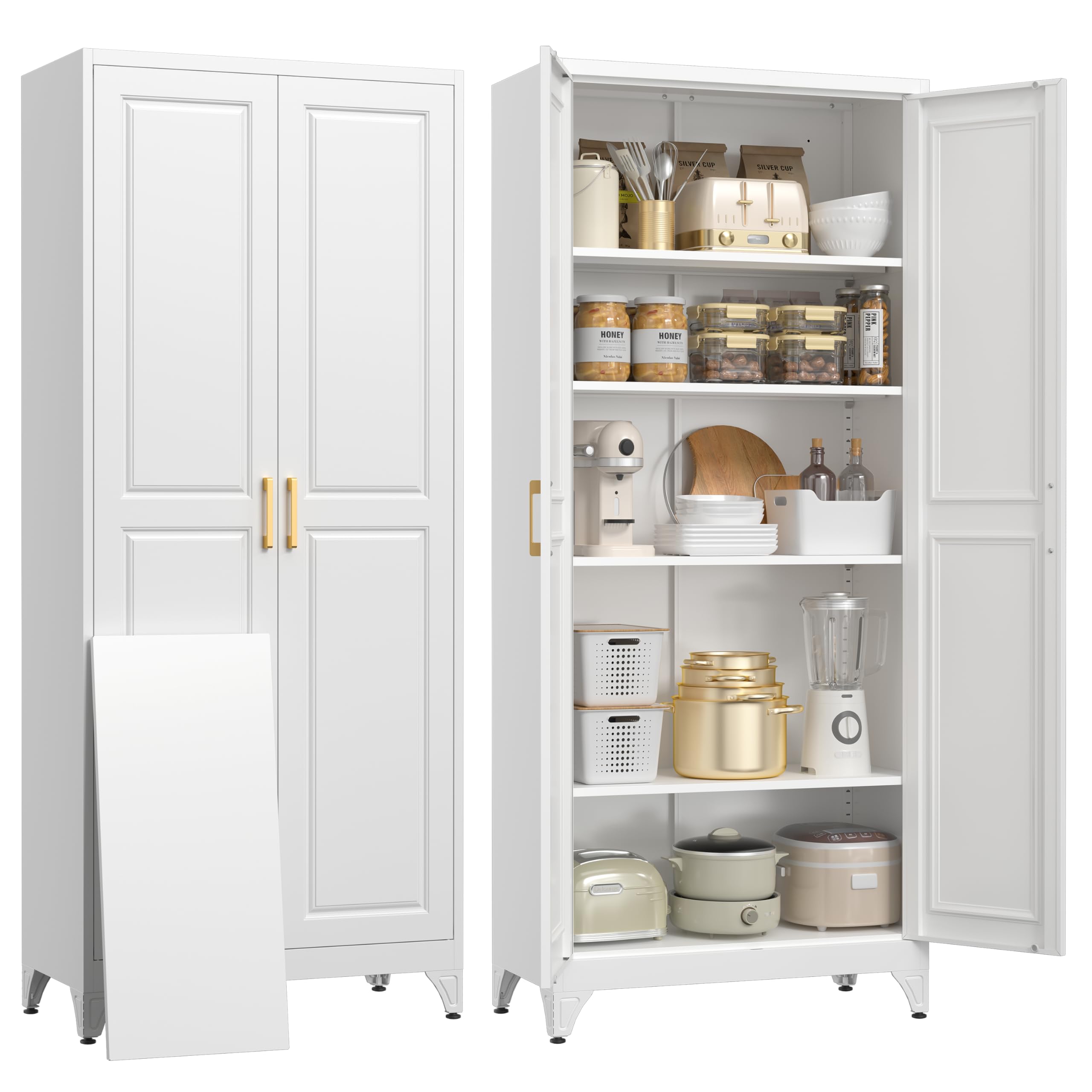 TIMELESS PIECES Metallschrank, Aktenschrank und 1 Schublade Aufbewahrungsschrank