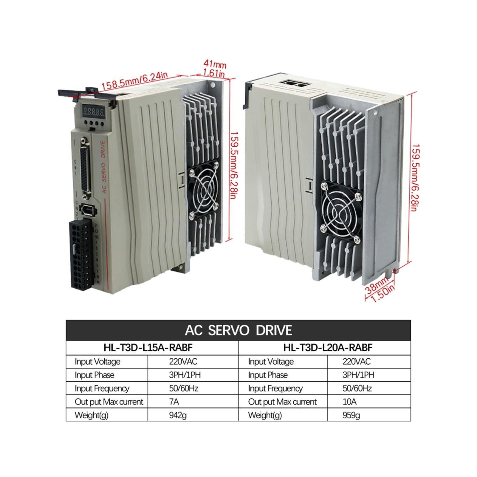 Serwosilnik 400w 600w 750w 1000w sterownik serwo 17-bitowy enkoder absolutny AC110V 1,27Nm-3,8Nm 543ozin do grawera CNC(600W)