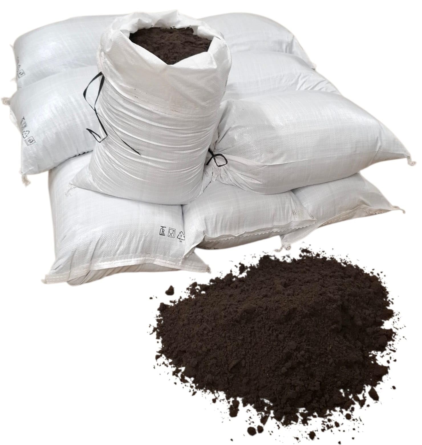 200 kg Mutterboden Muttererde gesiebt (8x25 kg Sack) Pflanzerde Gartenerde Oberboden Humusreich und Feinkörnig