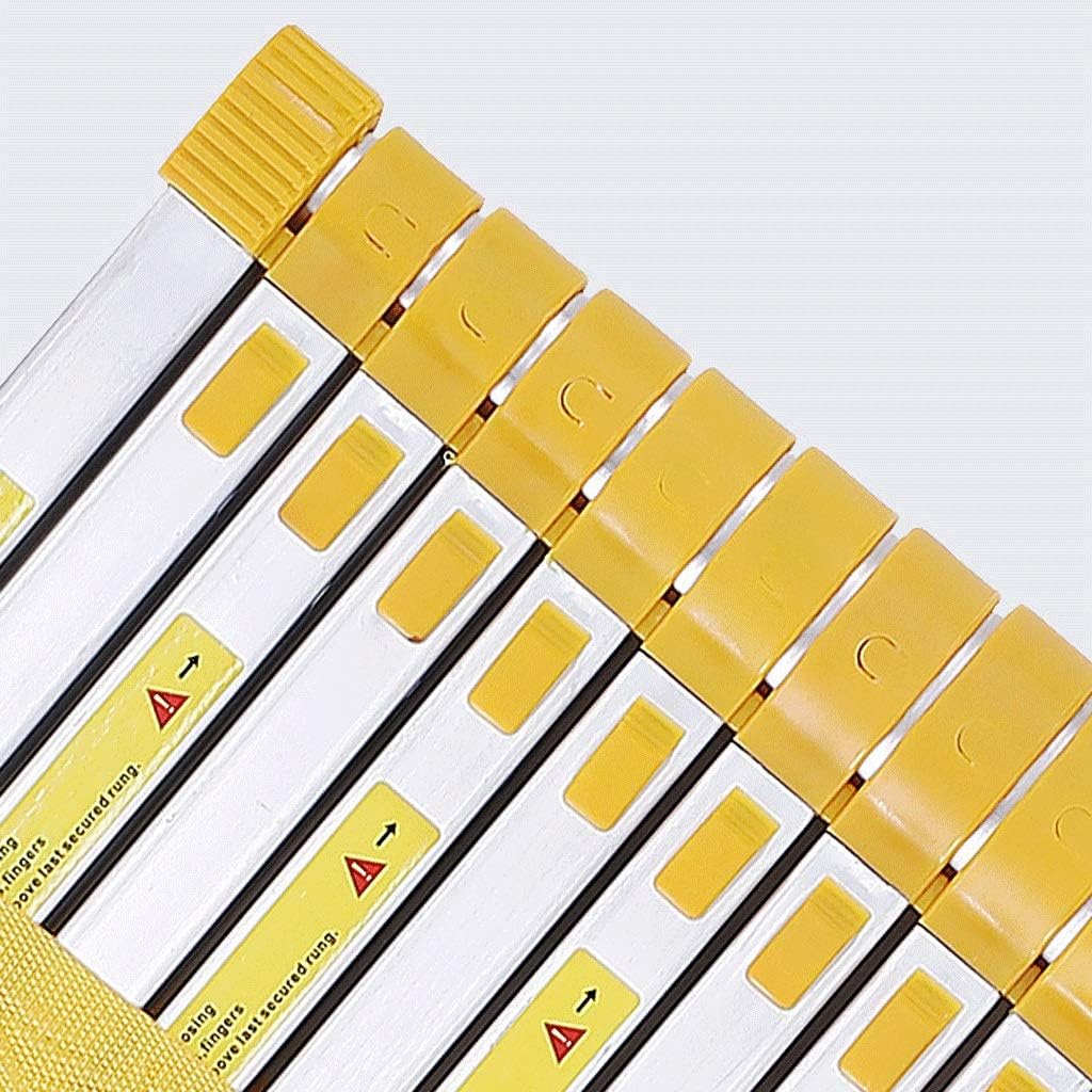 Telescoping Extension Ladder, Telescoping Ladders Easy to Move with Pulleys 20 Ft Aluminum Telescopic Ladder Telescoping A-Type Extension Multi Purpose for Home/Building Ladders (S